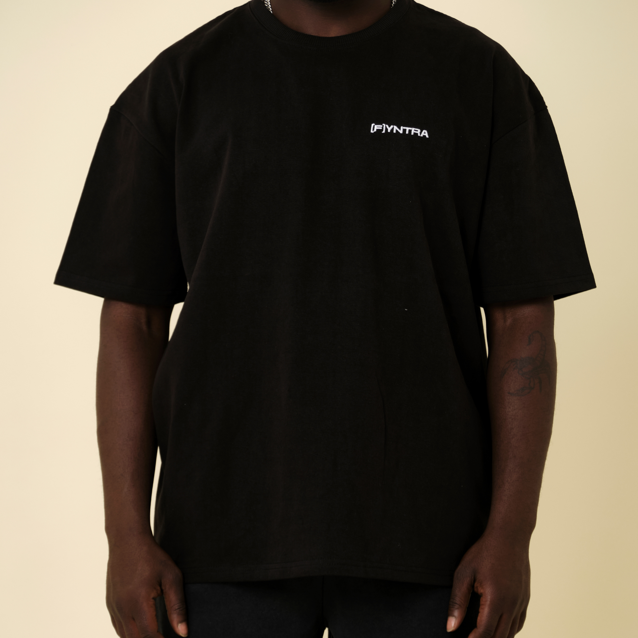 Fyntra Black Tee